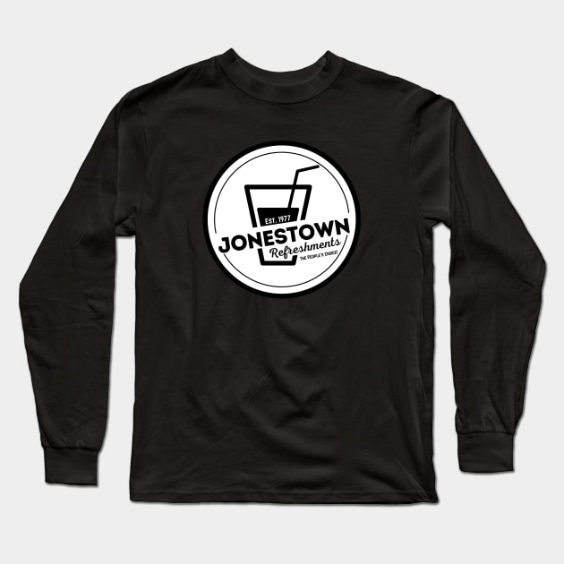 Jonestown Refreshments Long Sleeve T-Shirt by Primordials